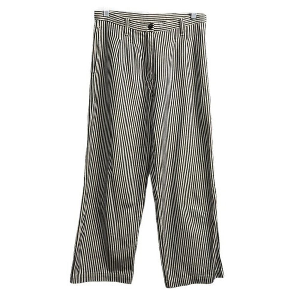 Urban Outfitters Urban Renewal Wide Leg High Rise Conductor Ankle Length Size 29